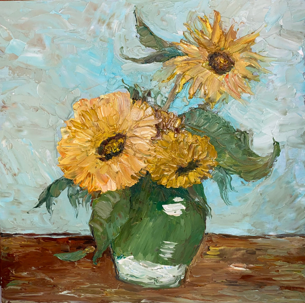 “Ode to Van Gogh” Sunflowers