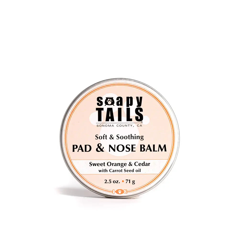 Soapy Tails Dog Pad & Nose Balm- Sweet Orange & Cedar
