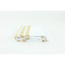 Load image into Gallery viewer, Premium Turkish Herringbone Pattern Towel
