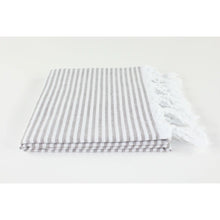 Load image into Gallery viewer, Premium Turkish Striped Peshtmal Towel- Brown
