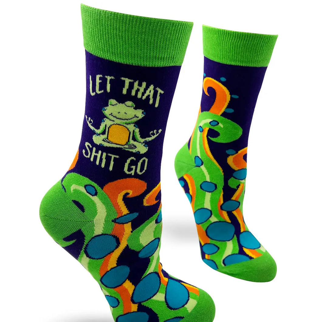 “Let That Sh*t Go” Women’s Socks