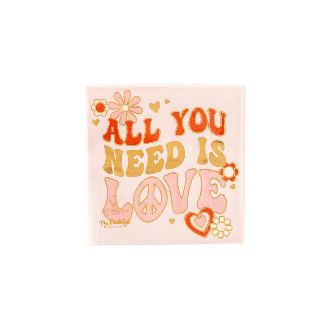 All You Need is Love Napkin