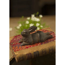 Load image into Gallery viewer, Cast Iron Reclining Rabbit
