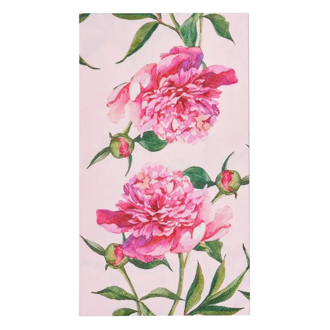 Pink Peony Guest Towel