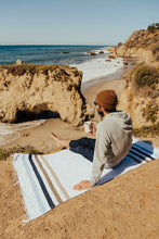 Load image into Gallery viewer, Coastal Sustainable Throw Blanket
