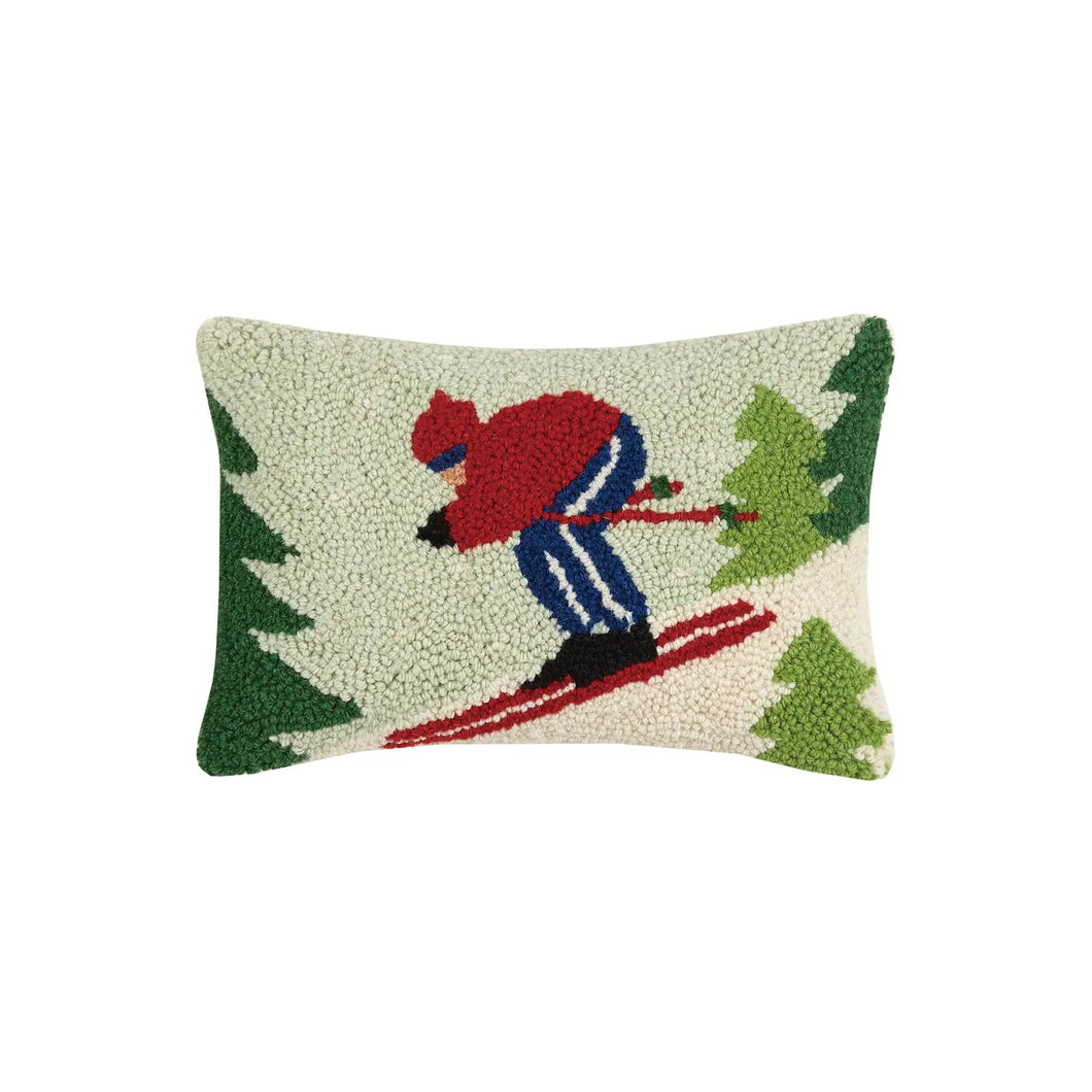 Skier Hook Pillow