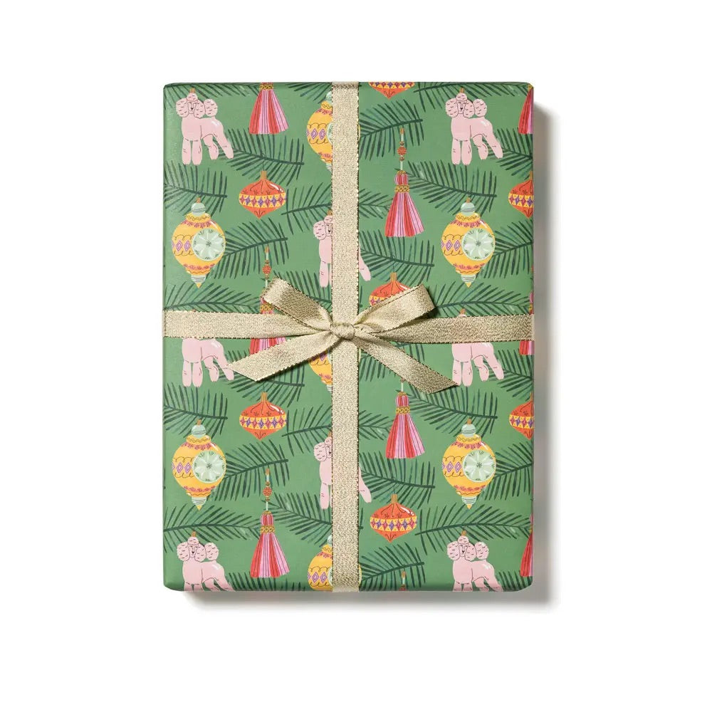 Christmas Poodle Wrapping Paper