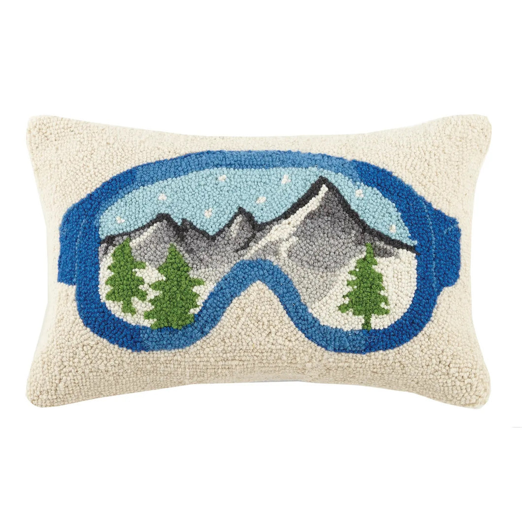 Ski Goggles Wool Hook Pillow