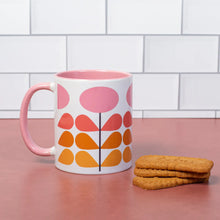 Load image into Gallery viewer, Mod Pink Flower Coffee Mug
