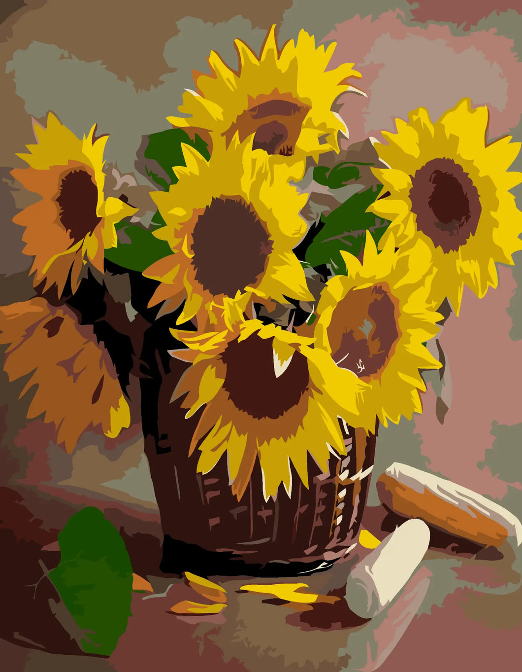 Sunflower Paint By Number