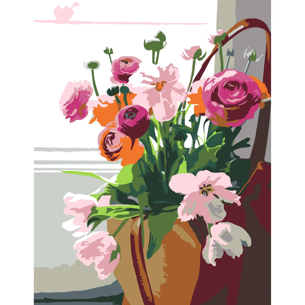 Spring Flowers Paint by Number